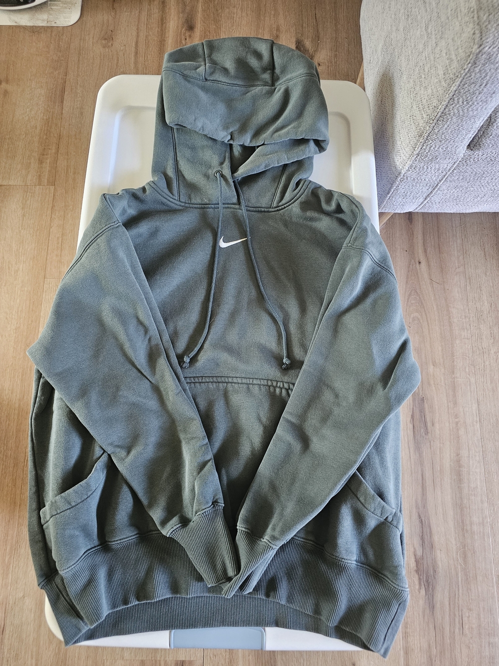Nike Dark Teal Hooded Sweat Shirt/ Sweat Pants Set Both Size Small